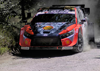Hyundai Rally Car at Goodwood