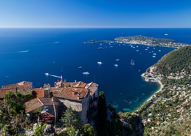 Eze, France: Coastal Village View