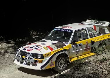 Audi Quattro Rally Car at Goodwood