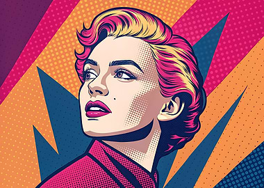 Marilyn Monroe Pop Art Portrait