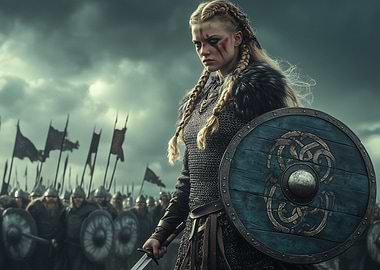 Viking Warrior Shieldmaiden
