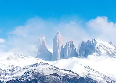 Torres del Paine Snowy Peaks