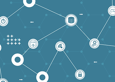 Network Connection Abstract Illustration