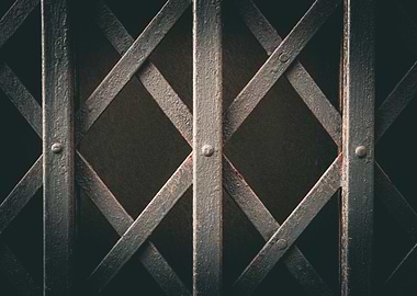 Metal Lattice Gate Detail