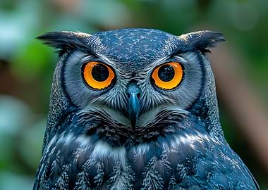 Great Horned Owl Portrait