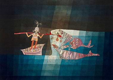 Paul Klee's The Fish Magic Painting, paul klee paintings