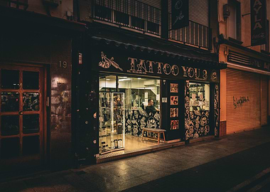 Tattoo Studio Tattoo Shop Exterior