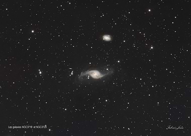 NGC3718 and NGC3729 Galaxies
