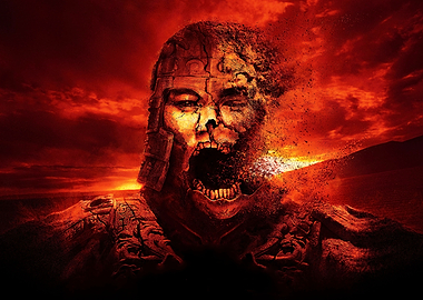 Fiery Warrior Disintegration