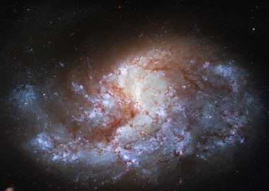 Spiral Galaxy in Deep Space