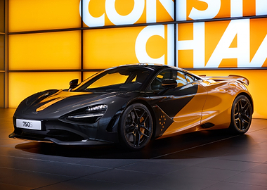 mclaren 750S black and gold