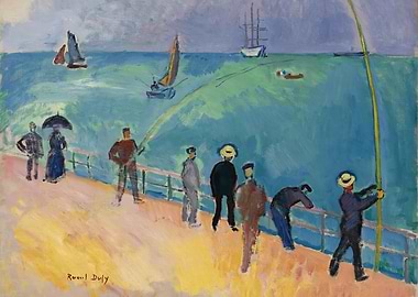Le Havre, Raoul Dufy, Impressionist Painting