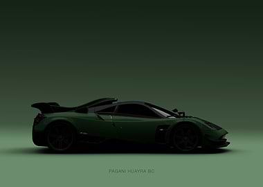 Pagani Huayra BC Dark Green