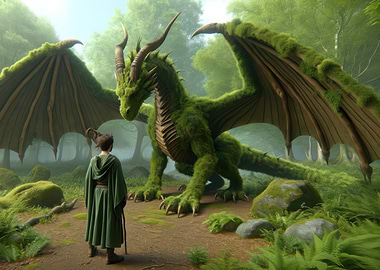 The Druid and the Forest Dragon