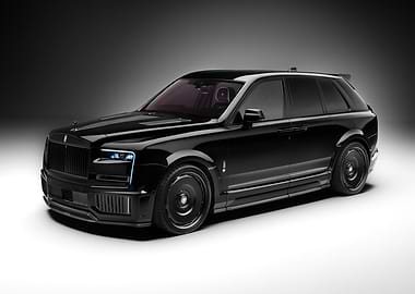 Black Rolls Royce Cullinan SUV
