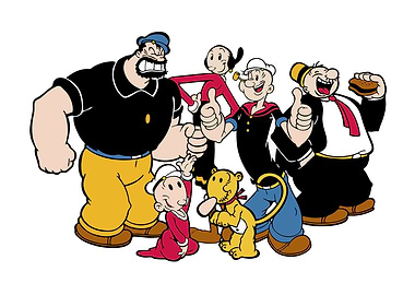 Popeye and Friends Cartoon Group