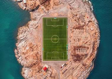 Henningsvær Football Stadium, Norway