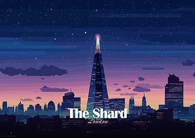 The Shard London Pixel Art