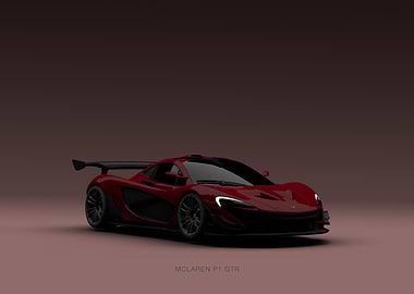 McLaren P1 GTR - Red - Front Landscape