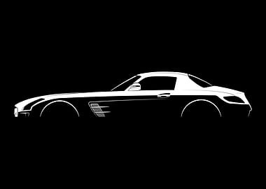 SLS GT (C197) Silhouette