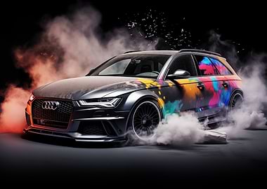 Audi RS6 Colorful Paint