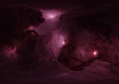 Maroon Nebula Panorama