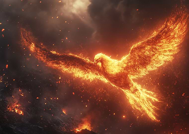 Fiery Phoenix Rising