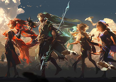 Wuthering Waves Characters Cloudy Sky