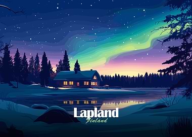 Lapland Finland Northern Lights Cabin