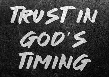 Trust in God's Timing