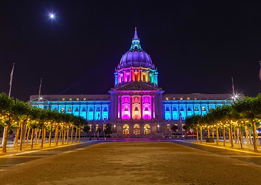 San Francisco City Hall at Night