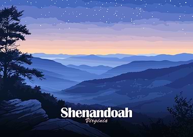 Shenandoah National Park, Virginia Landscape