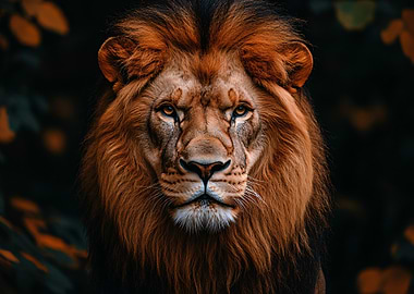 Majestic Lion Portrait