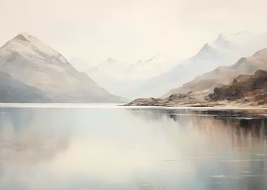 Mountain Lake Landscape