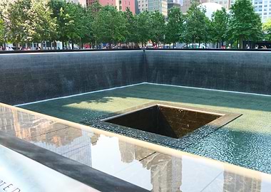 9/11 Memorial Waterfall