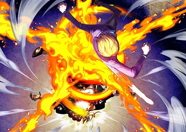 Iconic Painted Sanji vs Queen