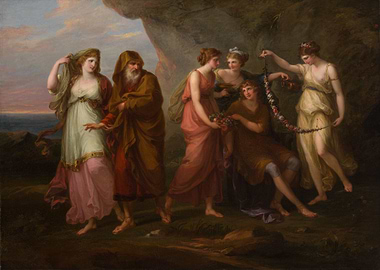 Telemachus and the Nymphs of Calypso