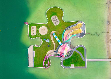 Puzzle Piece Island Water Park