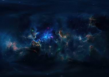 Vibrant Nebula in Deep Space