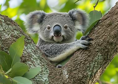 Koala in Tree