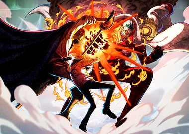 Iconic Painted Shanks vs Akainu