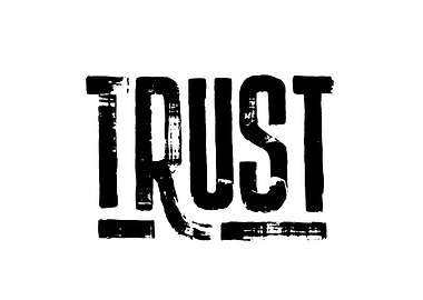 Black and White Trust Typography