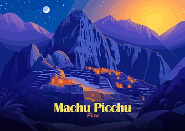 Machu Picchu at Dusk