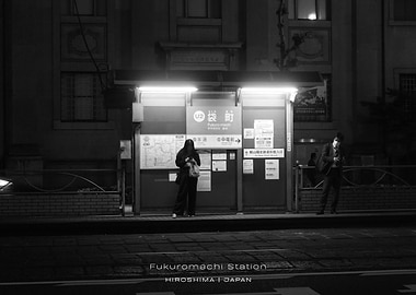 Fukuromachi Station, Hiroshima, Japan
