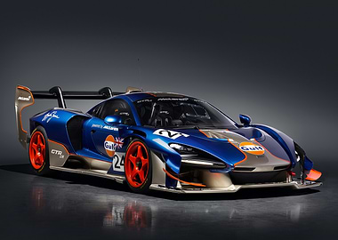 McLaren Senna GTR LM Gulf Livery
