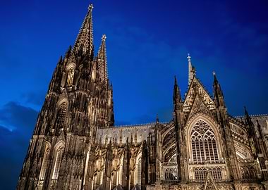 Cologne Cathedral at Night