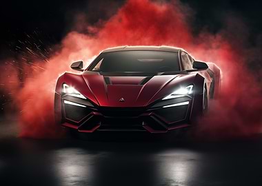 Lykan Hypersport Red fog