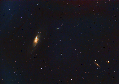 M106 in Deep Space