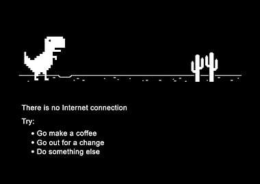 no internet dinosaur game