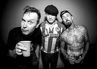 Black and White Portrait of Three Men